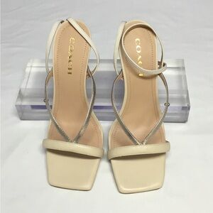 Coach Kali Leather Sandal Heels